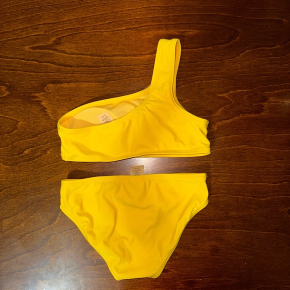 GB yellow one shoulder bikini set - Picture 2 of 4